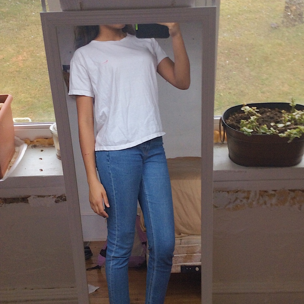 White Nike Tee Short